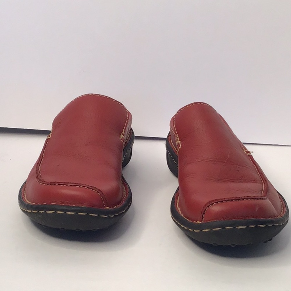 Born Red Leather Mules - Picture 2 of 9